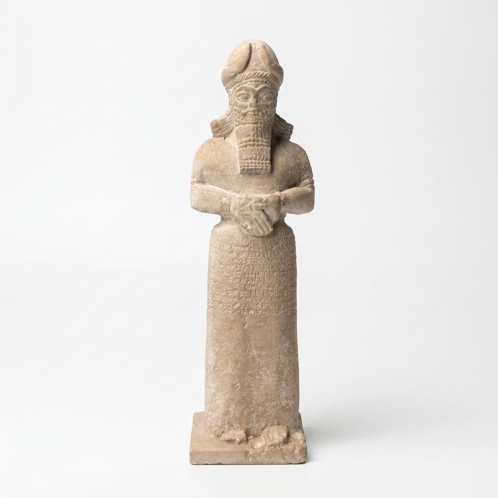 Nabu Statue – Ancient Mesopotamian God of Wisdom Sculpture | Assyrian Babylonian Artifact Replica