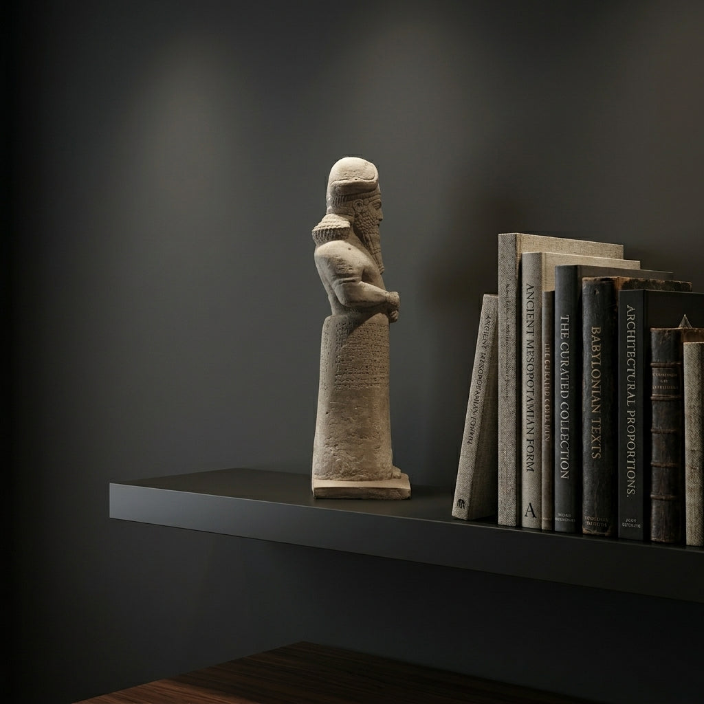 Nabu Statue – Ancient Mesopotamian God of Wisdom Sculpture | Assyrian Babylonian Artifact Replica