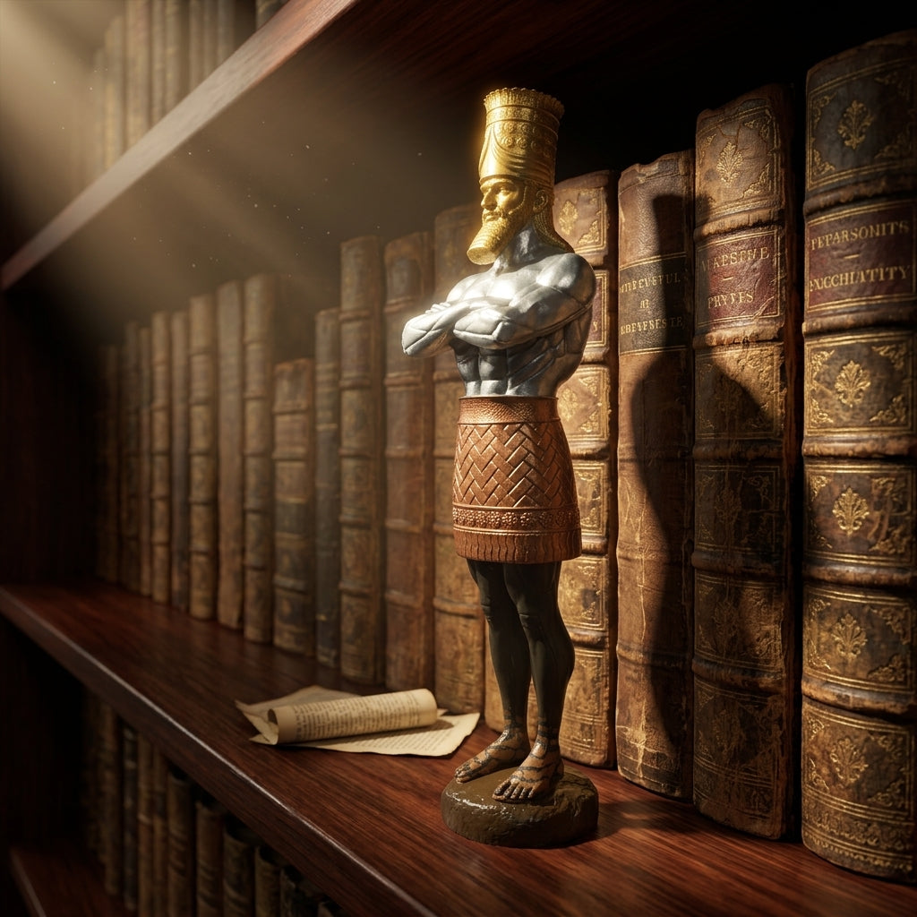 Nebuchadnezzar II Statue – King of Babylon Sculpture | Ancient Mesopotamian Royal Figure | Museum Style Collector Piece