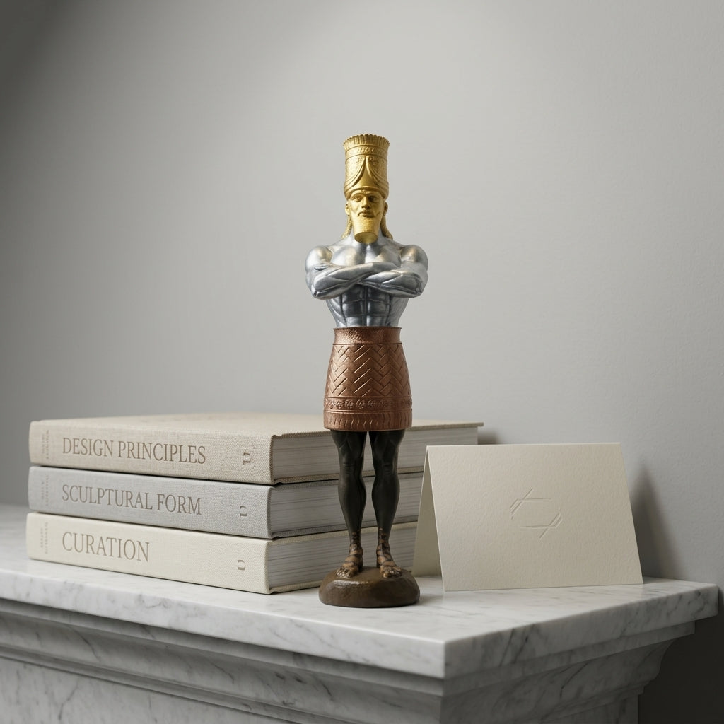 Nebuchadnezzar II Statue – King of Babylon Sculpture | Ancient Mesopotamian Royal Figure | Museum Style Collector Piece